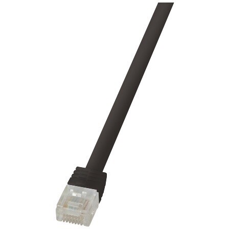 LogiLink CAT5e Netzwerkkabel - 3x 5m Patchkabel Schwarz