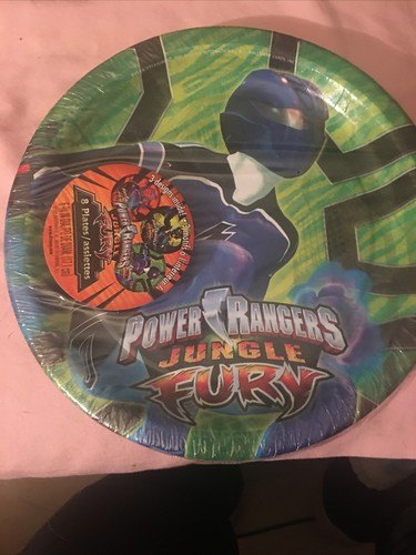 Power Rangers Birthday Party Decorations Hallmark Assorted 32 Plates (4) Set - Picture 4 of 5
