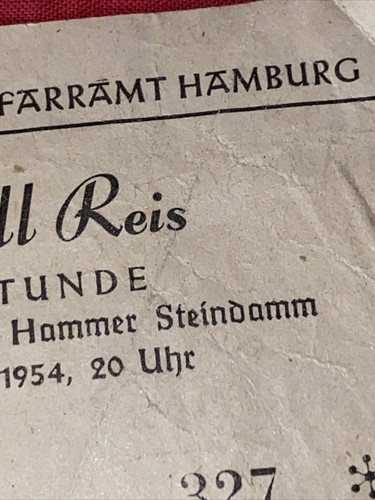 Eintrittskarte Hamburg Filmpalast Jugendfilmstunde Hand voll Reis 15.1.1955 - Bild 3 von 3
