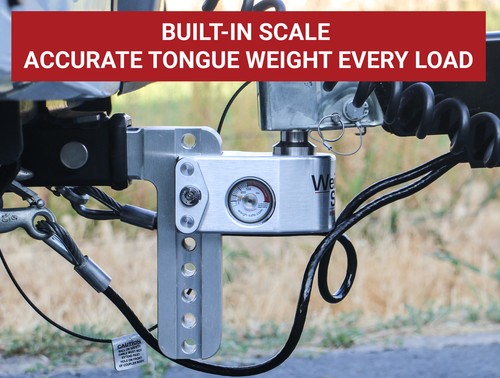 Weigh Safe 2" Aluminum Class IV 4" Drop Hitch Receiver 12.5K WS4-2 - 第 3/10 張圖片