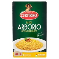 Curtiriso Riso Arborio,100% Italienischer Reis,Ideal FüR Alle Risottos,1Kg