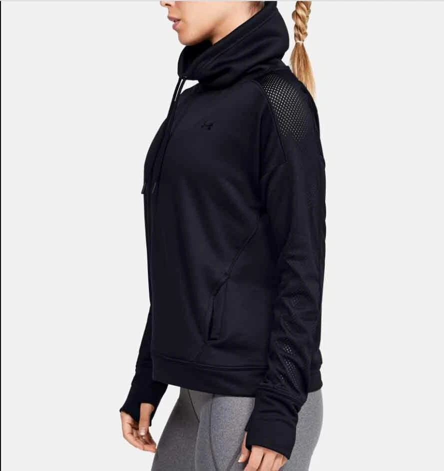 Under armour women's featherweight fleece best sale slouchy funnel neck sweatshirt