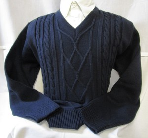 mens designer cable knit jumper