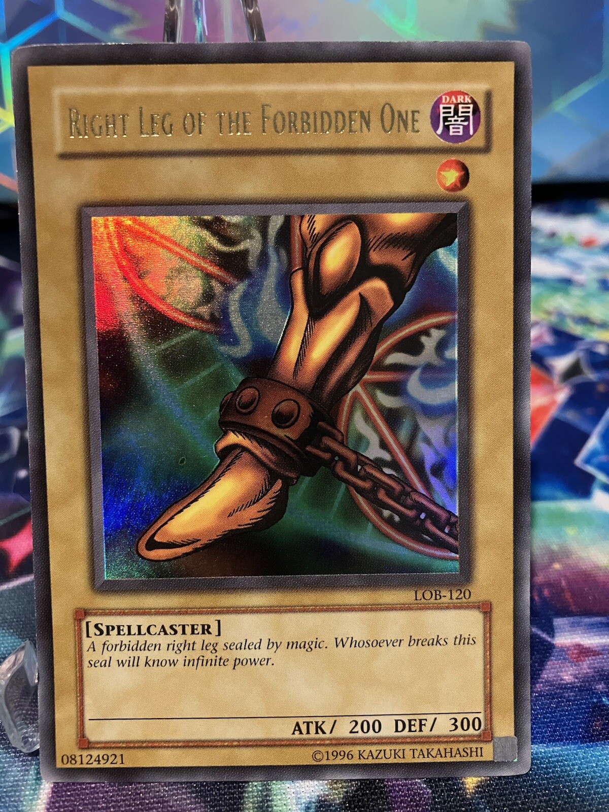YuGiOh LOB-120 Right Leg of the Forbidden One 2002 Original DMG Card  