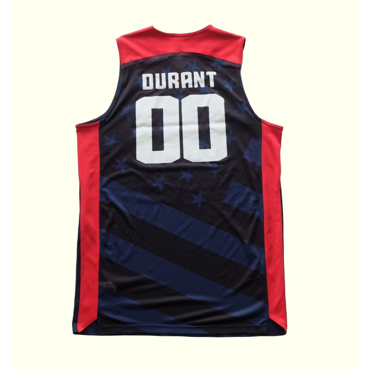 NIKE TEAM USA BASKETBALL KEVIN DURANT #00 Y2K BLUE JERSEY MENs