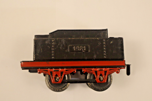 Vintage WWII Ära Uhrwerk Spur O US-Zone Germany #40281 Lokomotive mit Tender - Bild 11 von 16