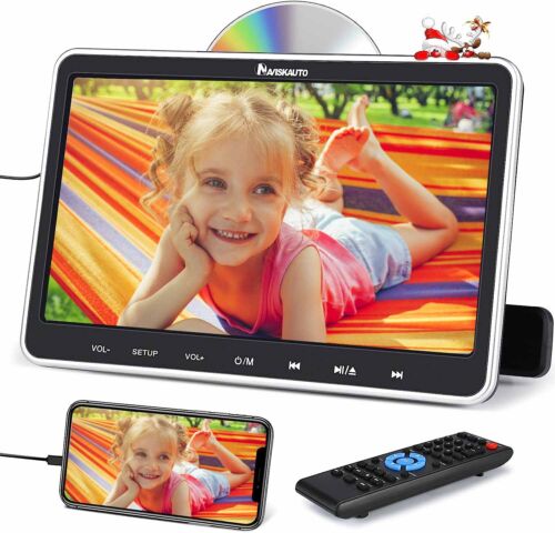 10.1" Auto DVD Player Bildschirm KFZ Fernseher Kopfstütze TV Monitor HDMI USB SD - Bild 1 von 11