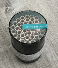 Bee House Hotel Wild Pollinator Bee Habitat Garden Recycled Bottle Made In USA