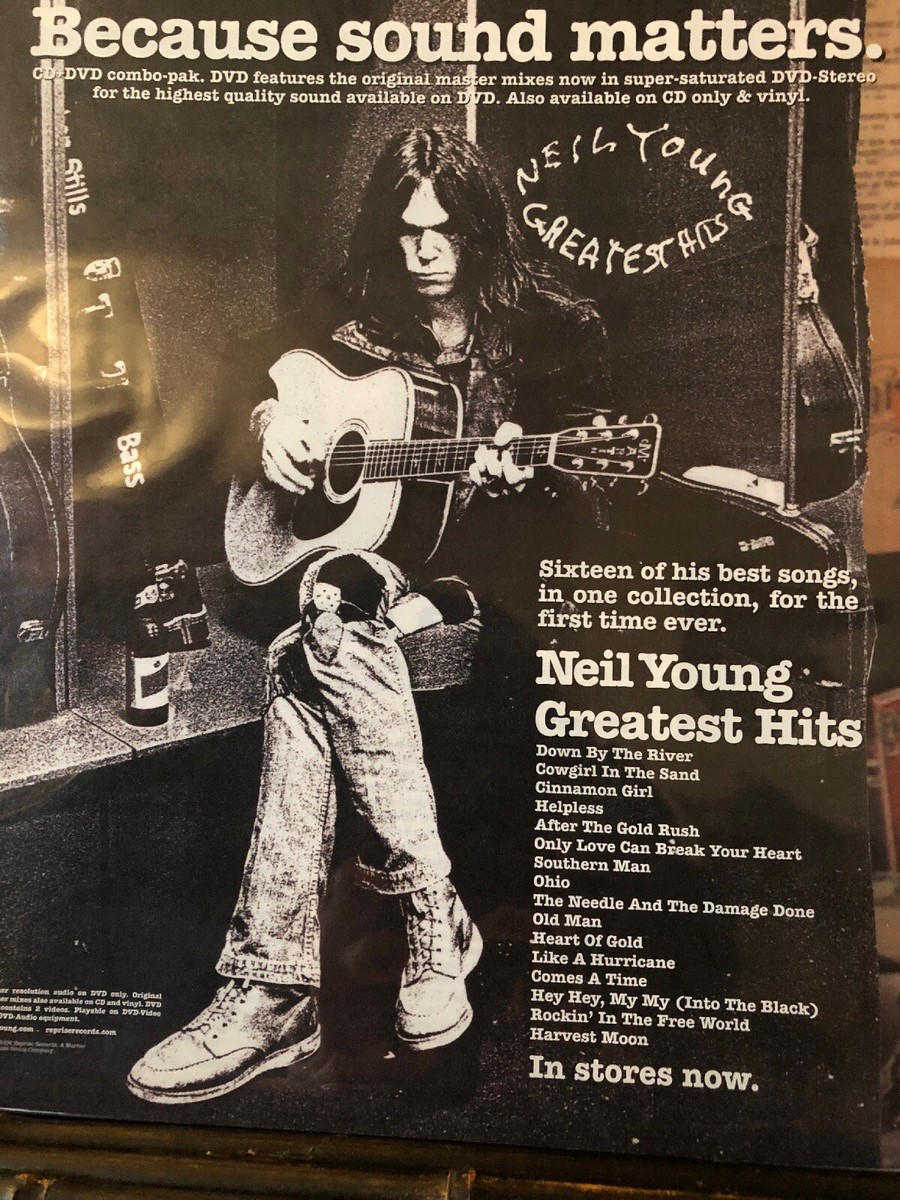 □究極最高音質USオリジナル白ラベルプロモ盤□NEIL YOUNG with C