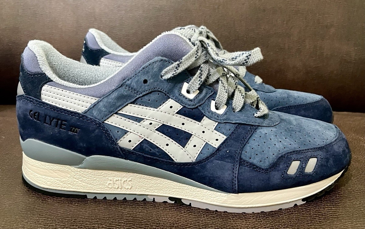 ASICS Gel Lyte III J Crew Blue Ribbon. US Mens 9.5 H53BK ASICS Gel Lyte III J Crew Blue Ribbon. US Mens 9.5 H53BK