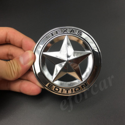 2 X Texas Flag Edition Emblem Badge Sticker Fit For Chevy Ford Dodge Truck Car