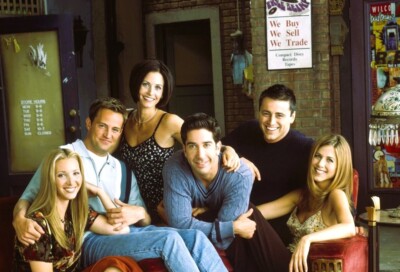 Friends Anniston, Perry, Kudrow, LeBlanc celebrity 8x10 luster photograph