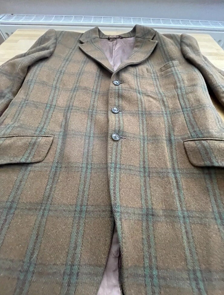 FILA Giacca sportiva vintage London Cavalry Twill di Park Row Tailors petto regolare 42"