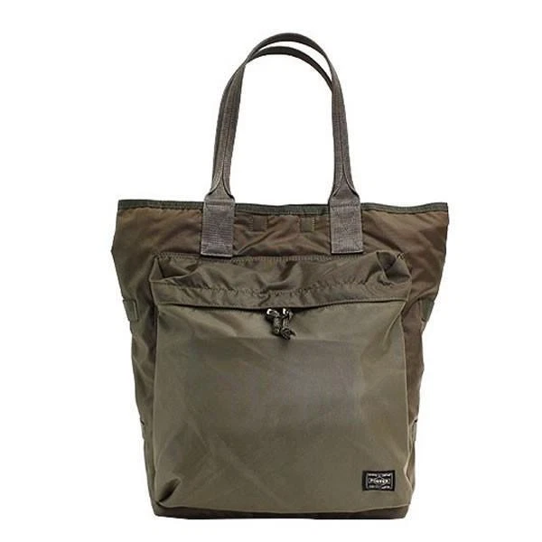 YOSHIDA PORTER FORCE TOTE BAG 855-07595 Olive green Khaki With