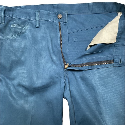 Vintage Levis Big E Sta Prest Jeans Size 37 Black Tab High Waisted Blue Pants - Picture 5 of 9