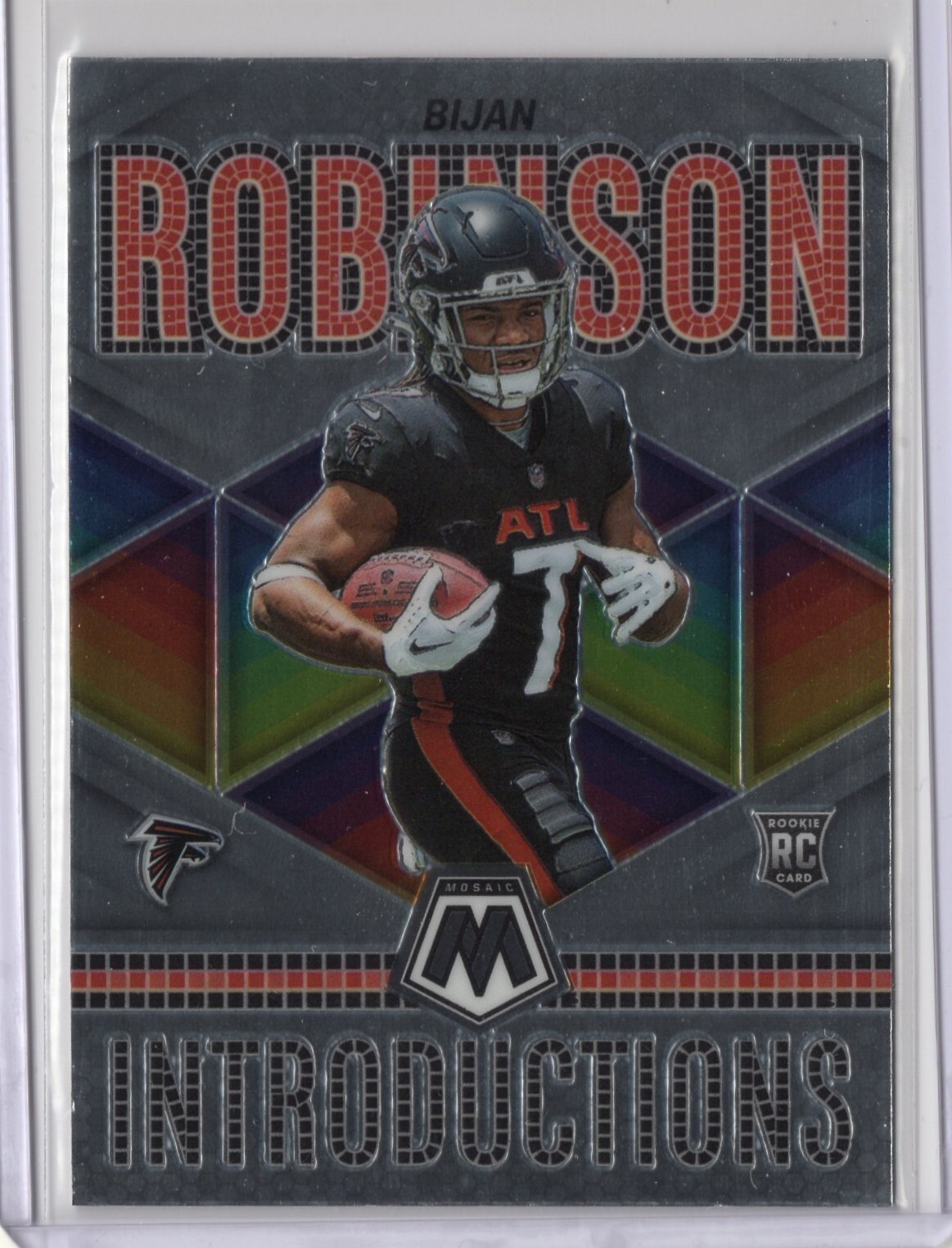 BIJAN ROBINSON 2023 Panini Mosaic INTRODUCTIONS #6 ATLANTA FALCONS Texas