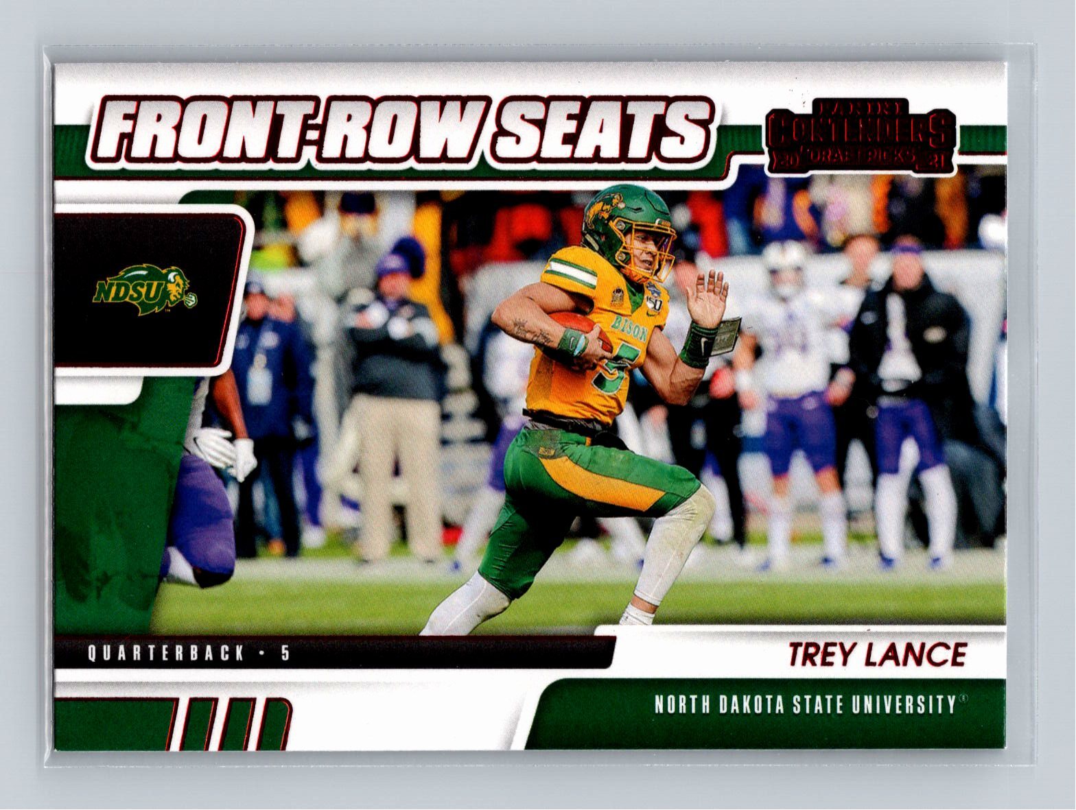 Trey Lance Panini Contenders Draft Picks Front-Row Seats #7 Red