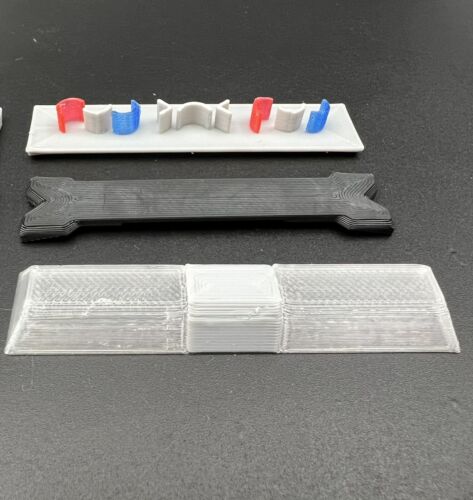 1/18 Scale Clear Code 3 LP6000 Lightbar W/ Blue Red Internal Lens - Picture 2 of 10