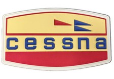 Cessna® 1970-1992 PVC Patch - With Hook and Loop, 3.5", Offcially Licensed