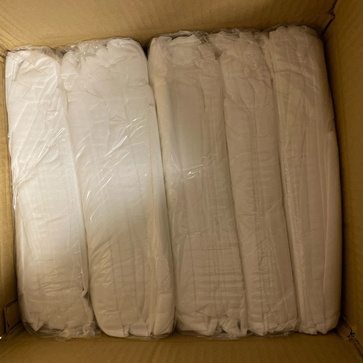 25 Uline Disposable Lab Coats Latex Free Polypropylene Part S