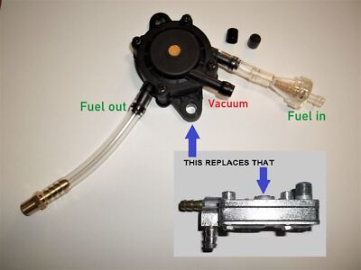 #ad WALBRO FUEL PUMP FOR WHEEL HORSE 800 HH80 C 120 HH120 CHARGER 9 HH100 TECUMSEH $33.87
