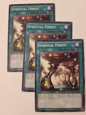 Yu-Gi-Oh! 3 x Spiritual Forest (PLAYSET) Unlimited VLP AP05-DE024