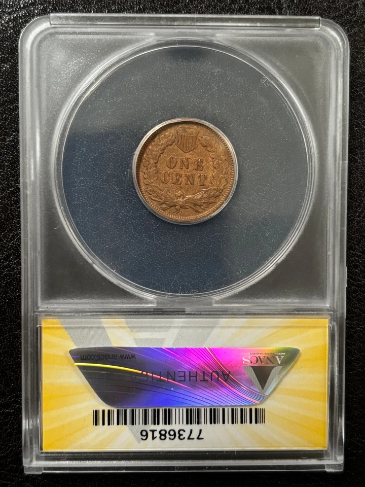 1906 Indian Head Cent 1C-ANACS F15 Details Corroded & Cleaned (#673) - Image 2 of 4