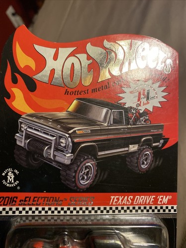 Hot Wheels 2016 Red Line Club RLC Selections Series Texas Drive'Em -FREE SHIPPIN - Picture 17 of 18