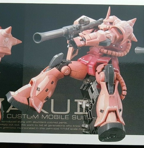 BANDAI 1/144 GUNDAM REAL GRADE SERIES # 02 MS-06S ZAKU II GUNDAM MODEL # 02 NIB - Picture 6 of 9