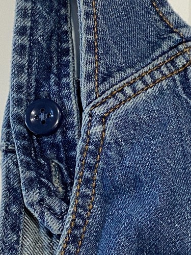 NWT GAP Kids Girls Denim Shortalls Sz S-M-L Medium Wash #543125 - Picture 4 of 6