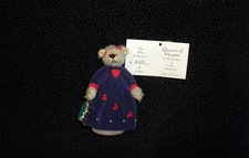 Queen of Hearts #636 of 2500 Made Rare Deb Canham Artist Designs Miniature Bear