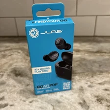 🎄JLab GO Air Pop True Wireless Earbuds (Black) Bluetooth🎄