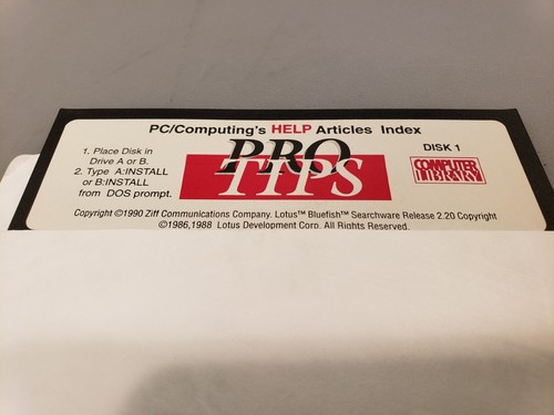 Vintage Ziff PC Computing Pro Tips Help Articles Software 5-1/4" Floppy Disks - Picture 2 of 3