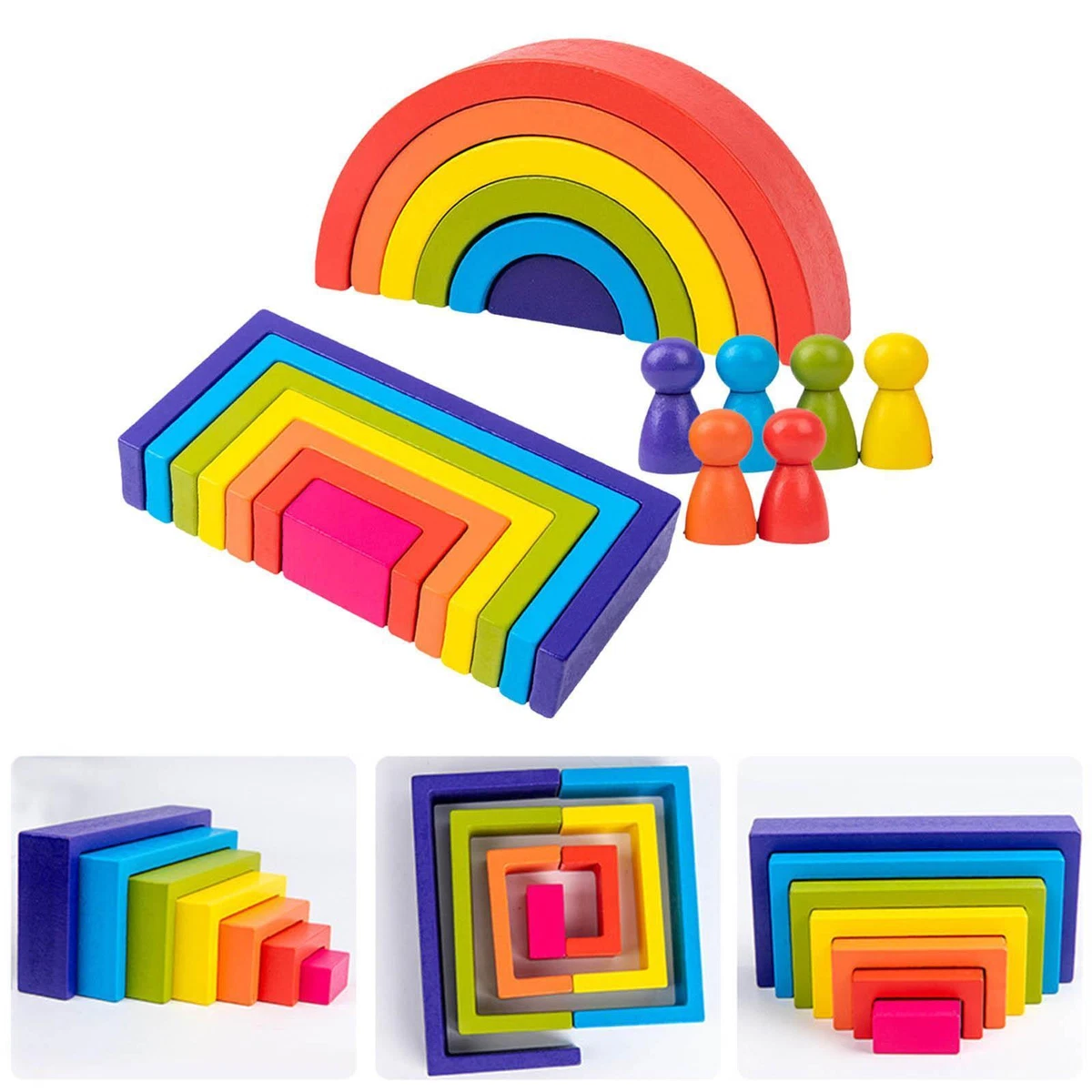 Rainbow stacker best sale