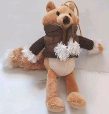 Bath & Body Works Exclusive Hickory Red Fox Plush Puffer Jacket Ornament/Charm