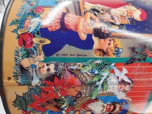 Galletas de pan corto de hojalata Baker's Estate de colección diseño de escena navideña (LT2) - Imagen 9 de 15