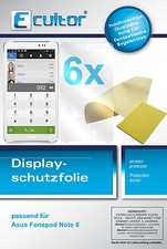 6x Pellicola per Asus FonePad Note 6 Prottetiva Transparente Proteggi Schermo