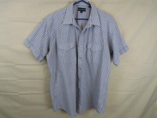 Vintage Panhandle slim size 17 western ranch pearl snap western shirt Rockabilly
