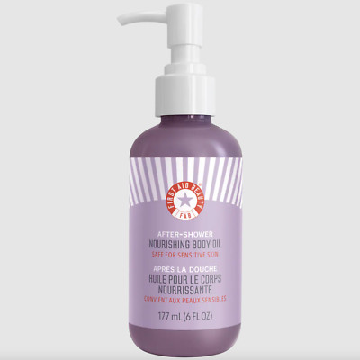 First Aid Beauty After-Shower Nourishing Body Oil, Fresh Scent, Free Ship (6 oz)
