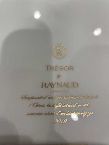PLACA DE SERVICIO RAYNAUD TRESOR MARRÓN, ¡NUEVA CON ETIQUETAS! - Imagen 5 de 7
