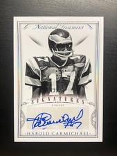 2015 Harold Carmichael Panini National Treasures Auto /25 HOF!! Eagles
