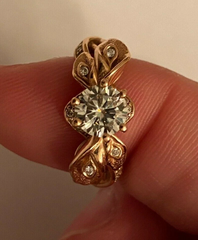 Juego de anillos de compromiso talla 7 1/2 Foto 3 de 4