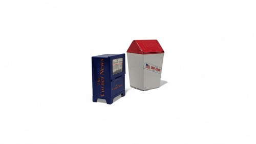 1998 Newspaper Box and Trash Can Corner Collect. by Hallmark Kiddie Car Classics - Picture 10 of 23