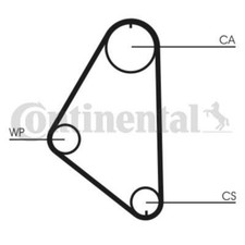 CONTINENTAL CTAM Wasserpumpe + Zahnriemensatz für Opel Vectra A 86_ 87_