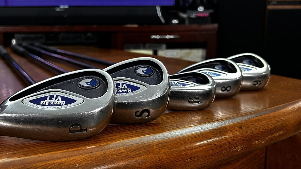 Callaway Iron Set 6 Pcs  Hawk Eye VFT System 60 6, 8, 9, P, S and Big Bertha 10 - Image 4 of 4