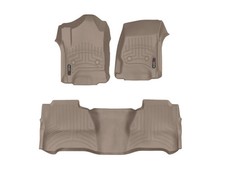 Weathertech Floorliner For 2014-2018 Chevrolet Silverado 1500 - Tan Weathertech Floorliner For 2014-2018 Chevrolet Silverado 1500 - Tan