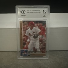 Upper Deck 2009 First Edition Adam Wainwright #268 St. Louis Cardinals BCCG 10