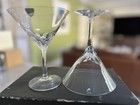 Orrefors Sweden Crystal MARIA Martini Glasses Vintage Olle Alberius, Set/2 NOS — photo 1