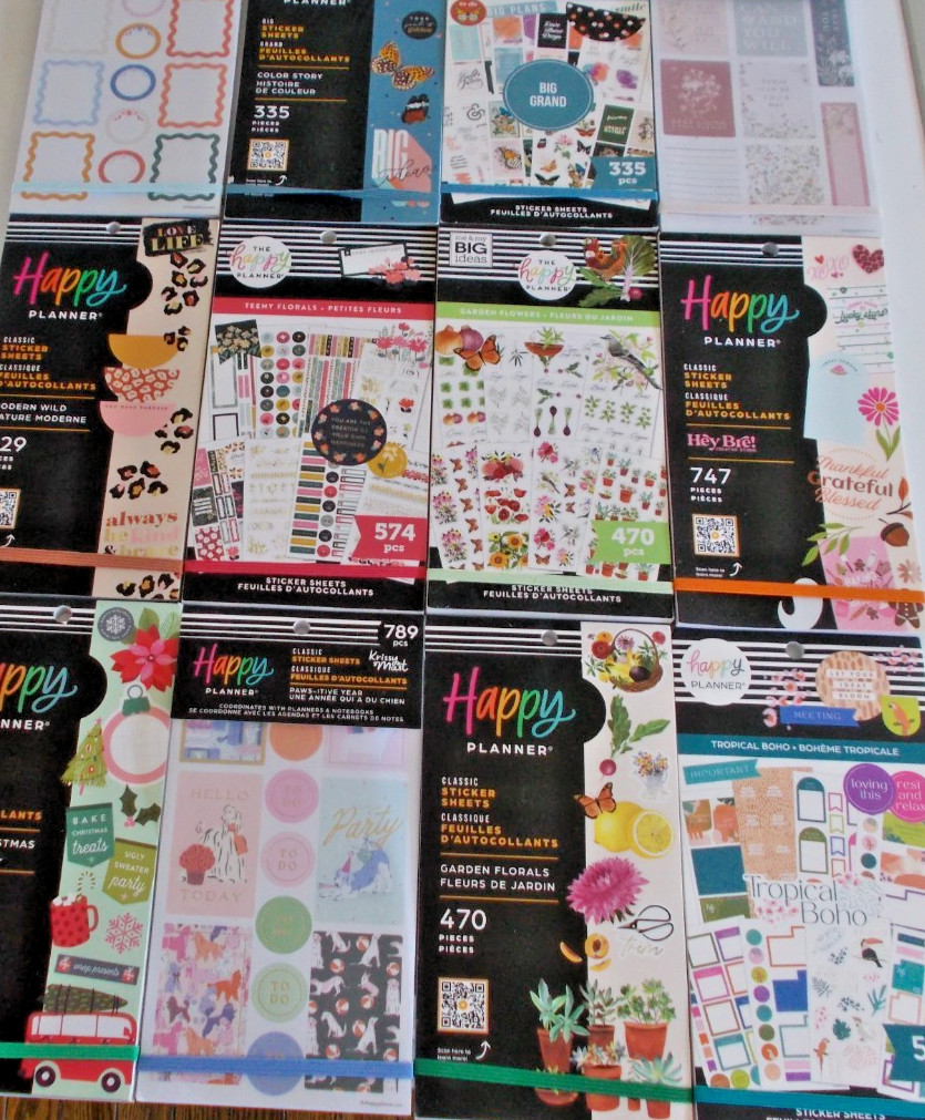 Me and My Big Ideas Create 365 Happy Planner Sticker Book Value Packs - CHOOSE