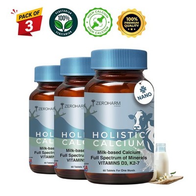 ZERO.HARM Calcium D3 K2-7 Magnesium Tablets 60 Pack 3